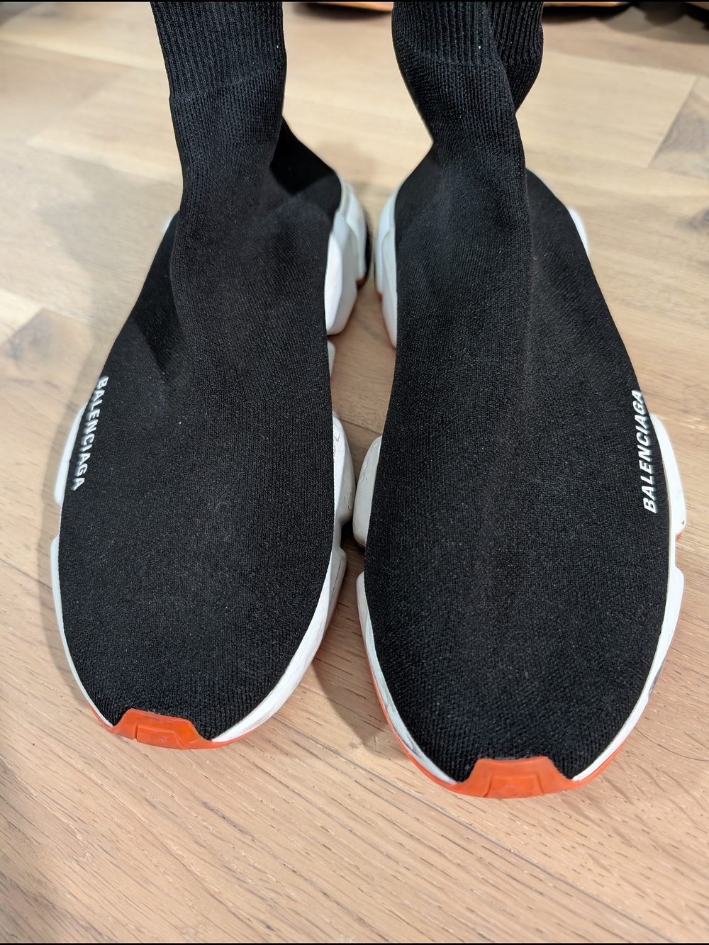 Balenciaga Boots Orange-Soled View 3